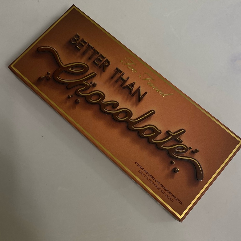 NWT Too Faced Better Than Chocolate Cocoa-Infused Eye Shadow Palette